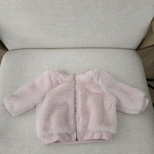 Cat & Jack Baby Pink Fur Jacket 0-3 Months